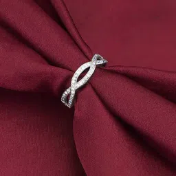 GIVA 92.5 Sterling Silver Celtic Zirconia Ring-image-41