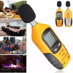 generic Real Instruments HT 80A Digital Handheld Sound Level Audio Volume Noise Meter Tester 30-130dB image 5
