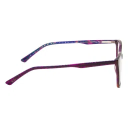 Ted Smith Purple Square Eyewear Frames for Women image 5