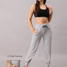 Clovia Grey Active Joggers image 5