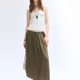 H&M Crinkled Twill Skirt-picture-48