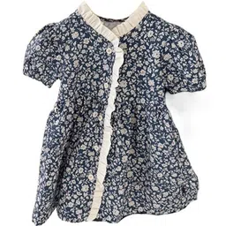 StyleCast x Revolte Girls Floral Print Puff Sleeve Georgette Shirt Dress-picture-28