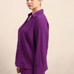 Vero Moda Curve Violet Co Jony Regular Fit Shirt image 3