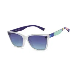 Hooper Memphis Blue Oval UV Protection Sunglasses for Kids-image-4