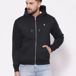 Red Tape Black Regular Fit Solid Hoodie-picture-41