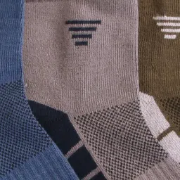 Bonjour Multi Performance Sports Ankle Length Socks - Pair of 3 image 5