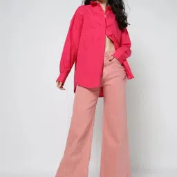 GAP Peach Relaxed Fit Solid Jeans image 4