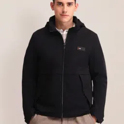 U.S. Polo Assn. Black Regular Fit Hooded Jacket-picture-18