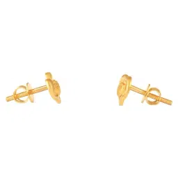 Muthoot Pappachan Swarnavarsham 22Kt Double Heart Earrings image 2