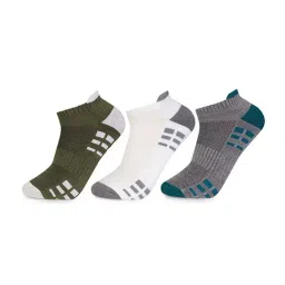 Bonjour Multi Performance Sports Ankle Length Socks - Pair of 3 image 4