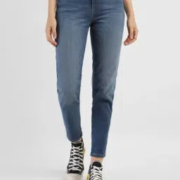 Levi's Blue Blended Relaxed Fit High Rise Jeans-picture-23