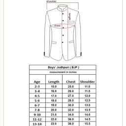 VASTRAMAY Boys Black Printed Full Sleeves Jodhpuri image 5