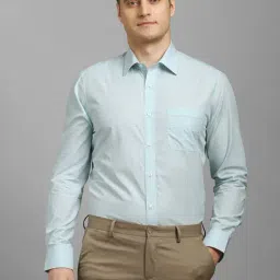 Louis Philippe Green Regular Fit Checks Shirt-picture-33