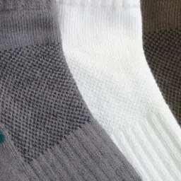 Bonjour Multi Performance Sports Ankle Length Socks - Pair of 3 image 5