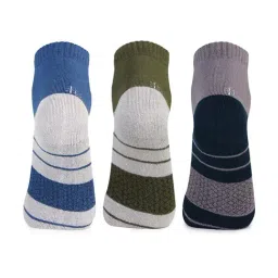 Bonjour Multi Performance Sports Ankle Length Socks - Pair of 3 image 2