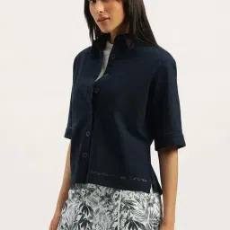 United Colors of Benetton Blue Casual Shirt-picture-23