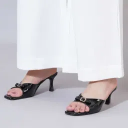 Shoetopia Women's Black Casual Stilettos-picture-13