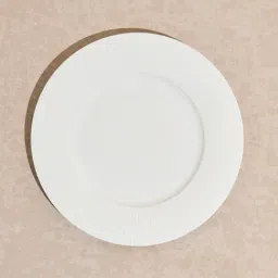 Westside Home White Ripple Dinner Plate-image-82