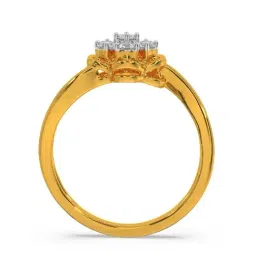 Kisna Diamond & Gold Jewellery Liviana 18k (750) Diamond & Gold Ring For Women image 2