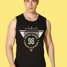 WOOSTRO Pack of 2 Printed Combed Cotton Innerwear Vests with Intelliease Technology image 4