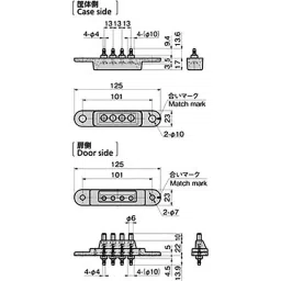 TAKIGEN Door Connector Polyamide 30 mΩ or less Contact Resistance, LE-137 image 2