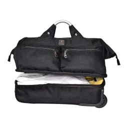 SWISS MILITARY Duffle & Trolley Bag Combo 47 L Black Nylon, DB1A_TW2 image 4