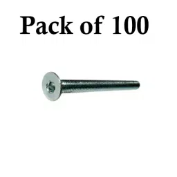 Ebco Allen Socket CSK Head Screw Zinc White Finish, Size M6x70 mm, ACS-670 (Pack of 100) image 2