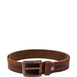 Kara Brown Textured Leather Waist Belt-picture-42