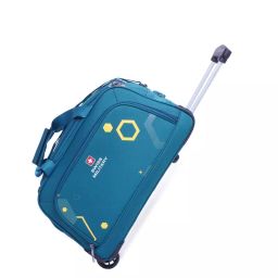 SWISS MILITARY Carry on Duffle Luggage Sprint Series 61 L Polyester Teal, SPRINT_DT1015_TEAL_55CM-picture-22