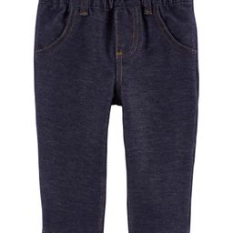 Carter's Pull On Knit Denim Pant - Blue-picture-44