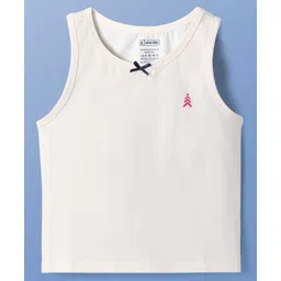 Pine Kids Cotton Lycra Knit Sleeveless Solid Colour Vests Pack Of 3 (Colour May Vary) image 2