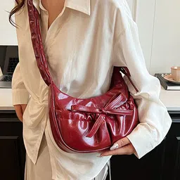 StyleCast x Revolte Women Solid Structured Shoulder Bag image 1
