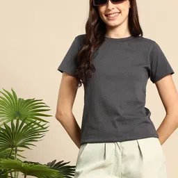 Mast & Harbour Short Sleeves Round Neck T-shirt-picture-31