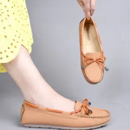 Shoetopia Women's Tan Boat Shoes-image-99