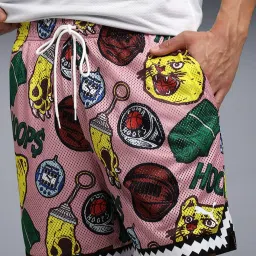 Puma Multicolor Dylan Revers AOP Printed Relaxed Fit 7" Shorts image 5