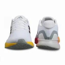 Adidas Men's RUNFALCON 5 White Running Shoes image 5