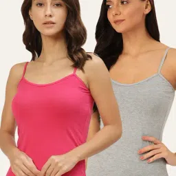 Lady Lyka Multicolor Camisole (Pack of 2)-picture-28