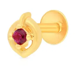Malabar Gold and Diamonds 22k Gold Nosepin for Women-picture-30