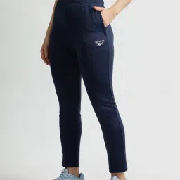 Reebok Navy Regular Fit Trackpants image 3