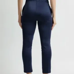 Reebok Navy Regular Fit Trackpants image 2