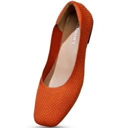 Neemans Women's Orange Flat Ballets image 5