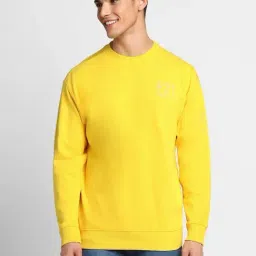 Forever 21 Yellow Regular Fit Sweatshirt-picture-24