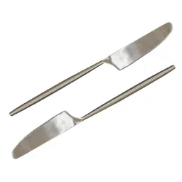 Ambi Handcrafted Steel Dining Knife - Set Of 4 - Matt Finish image 5