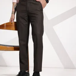 INVICTUS Men Slim Fit Formal Trousers-picture-19