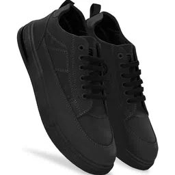 BIRDE Men Solid Lace-Ups Round Toe Sneakers image 3