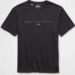 American Eagle Grey Regular Fit Printed T-Shirt image 5