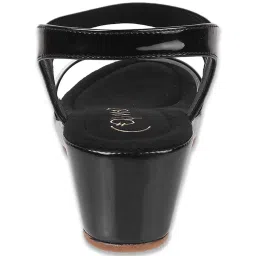 Catwalk Women's Black Sling Back Wedges image 5