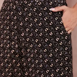 Fabindia Black Printed Trousers image 5