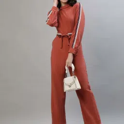 Iconic Rust Plain Jumpsuit image 5