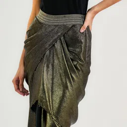 OTT Tarun Tahiliani Draped Maxi Skirt image 2